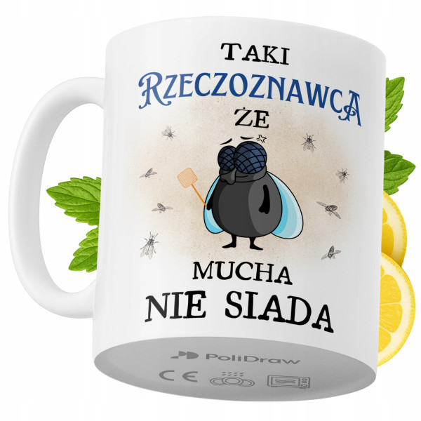 Kubek Dla Rzeczoznawcy na Prezent z Nadrukiem ze Zdjęciem 330 ml PoliDraw 967733