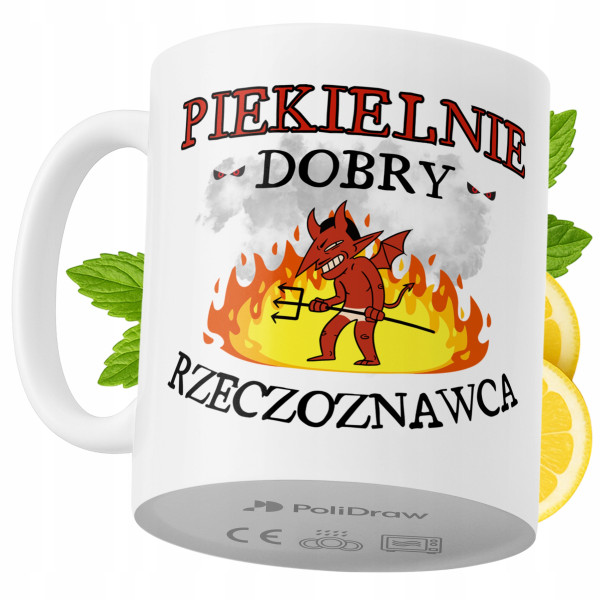 Kubek Dla Rzeczoznawcy na Prezent z Nadrukiem ze Zdjęciem 330 ml PoliDraw 968255