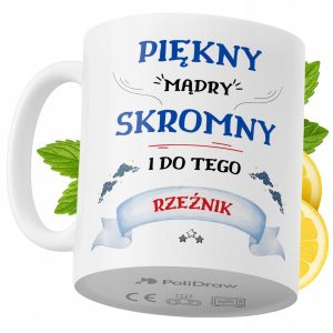Kubek Dla Rzeźnika na Prezent z Nadrukiem ze Zdjęciem 330 ml PoliDraw 968061 Kubek Dla Rzeźnika na Prezent z Nadrukiem ze Zdjęciem 330 ml PoliDraw 968061
