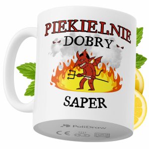 Kubek Dla Sapera na Prezent z Nadrukiem ze Zdjęciem 330 ml PoliDraw 968446 Kubek Dla Sapera na Prezent z Nadrukiem ze Zdjęciem 330 ml PoliDraw 968446