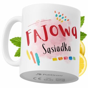 Kubek Dla Sąsiadki na Prezent z Nadrukiem ze Zdjęciem 330 ml PoliDraw 967826 Kubek Dla Sąsiadki na Prezent z Nadrukiem ze Zdjęciem 330 ml PoliDraw 967826