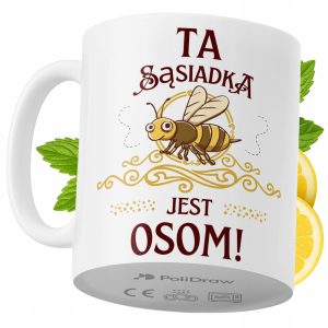 Kubek Dla Sąsiadki na Prezent z Nadrukiem ze Zdjęciem 330 ml PoliDraw 968624 Kubek Dla Sąsiadki na Prezent z Nadrukiem ze Zdjęciem 330 ml PoliDraw 968624