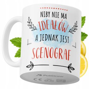 Kubek Dla Scenografa na Prezent z Nadrukiem ze Zdjęciem 330 ml PoliDraw 967527 Kubek Dla Scenografa na Prezent z Nadrukiem ze Zdjęciem 330 ml PoliDraw 967527