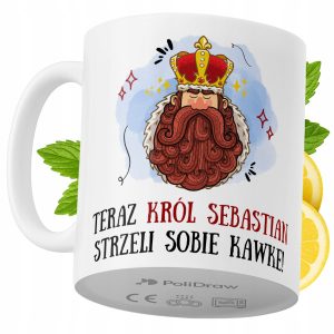 Kubek Dla Sebastiana na Prezent z Nadrukiem ze Zdjęciem 330 ml PoliDraw 968747 Kubek Dla Sebastiana na Prezent z Nadrukiem ze Zdjęciem 330 ml PoliDraw 968747