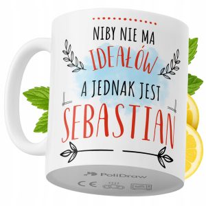 Kubek Dla Sebastiana na Prezent z Nadrukiem ze Zdjęciem 330 ml PoliDraw 968977 Kubek Dla Sebastiana na Prezent z Nadrukiem ze Zdjęciem 330 ml PoliDraw 968977