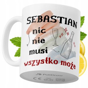 Kubek Dla Sebastiana na Prezent z Nadrukiem ze Zdjęciem 330 ml PoliDraw 967562 Kubek Dla Sebastiana na Prezent z Nadrukiem ze Zdjęciem 330 ml PoliDraw 967562