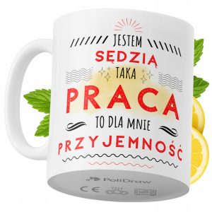 Kubek Dla Sędziego na Prezent z Nadrukiem ze Zdjęciem 330 ml PoliDraw 968000
