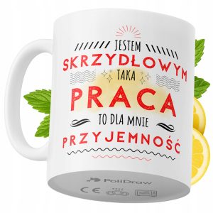 Kubek Dla Skrzydłowego na Prezent z Nadrukiem ze Zdjęciem 330 ml PoliDraw 969240 Kubek Dla Skrzydłowego na Prezent z Nadrukiem ze Zdjęciem 330 ml PoliDraw 969240