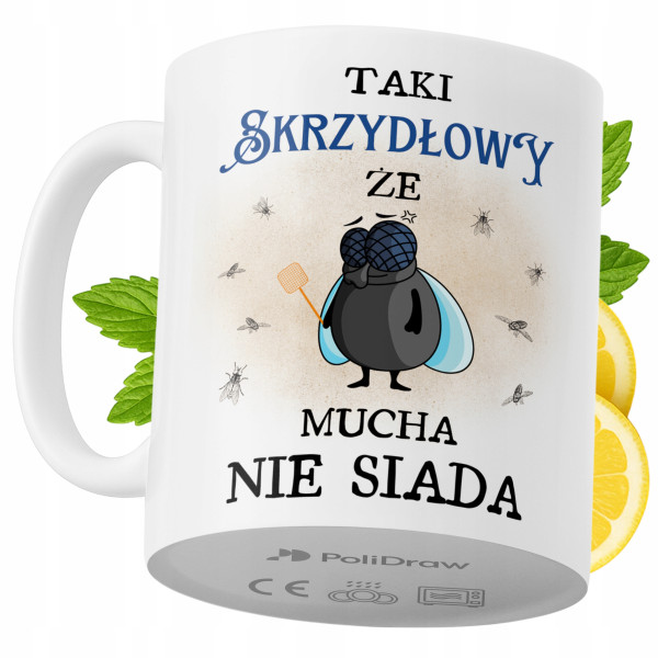 Kubek Dla Skrzydłowego na Prezent z Nadrukiem ze Zdjęciem 330 ml PoliDraw 968419