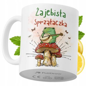 Kubek Dla Sprzątaczki na Prezent z Nadrukiem ze Zdjęciem 330 ml PoliDraw 967460 Kubek Dla Sprzątaczki na Prezent z Nadrukiem ze Zdjęciem 330 ml PoliDraw 967460
