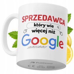 Kubek Dla Sprzedawcy na Prezent z Nadrukiem ze Zdjęciem 330 ml PoliDraw 967354 Kubek Dla Sprzedawcy na Prezent z Nadrukiem ze Zdjęciem 330 ml PoliDraw 967354