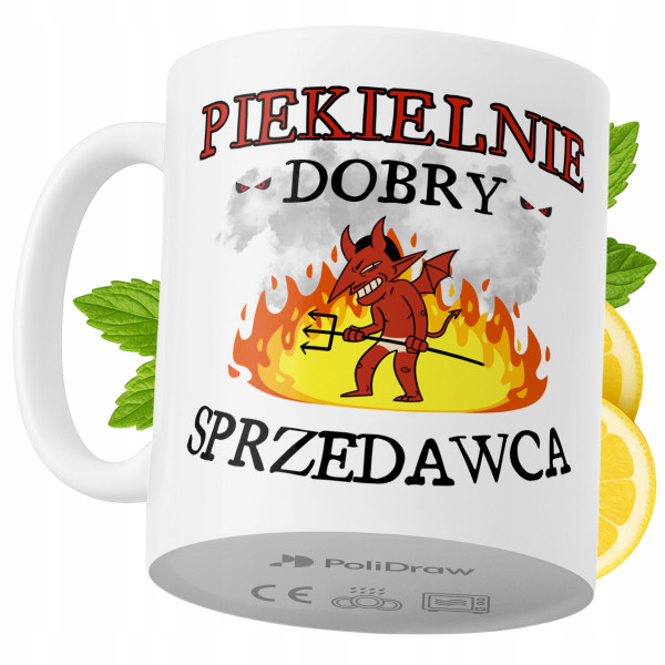 Kubek Dla Sprzedawcy na Prezent z Nadrukiem ze Zdjęciem 330 ml PoliDraw 967988