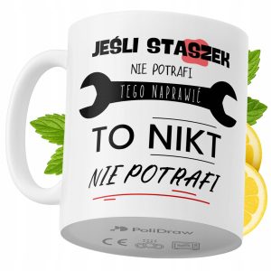 Kubek Dla Staszka na Prezent z Nadrukiem ze Zdjęciem 330 ml PoliDraw 967986 Kubek Dla Staszka na Prezent z Nadrukiem ze Zdjęciem 330 ml PoliDraw 967986
