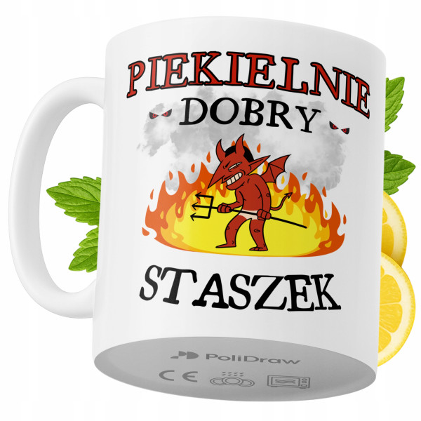 Kubek Dla Staszka na Prezent z Nadrukiem ze Zdjęciem 330 ml PoliDraw 968141