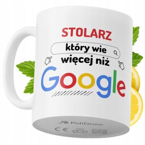 Kubek Dla Stolarza na Prezent z Nadrukiem ze Zdjęciem 330 ml PoliDraw 969119 Kubek Dla Stolarza na Prezent z Nadrukiem ze Zdjęciem 330 ml PoliDraw 969119