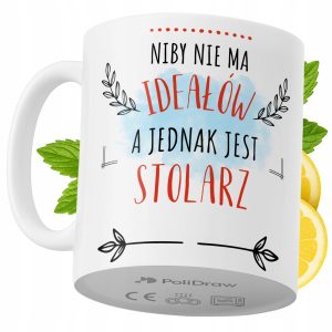 Kubek Dla Stolarza na Prezent z Nadrukiem ze Zdjęciem 330 ml PoliDraw 968510 Kubek Dla Stolarza na Prezent z Nadrukiem ze Zdjęciem 330 ml PoliDraw 968510