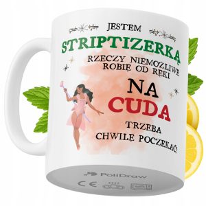 Kubek Dla Striptizerki na Prezent z Nadrukiem ze Zdjęciem 330 ml PoliDraw 967981