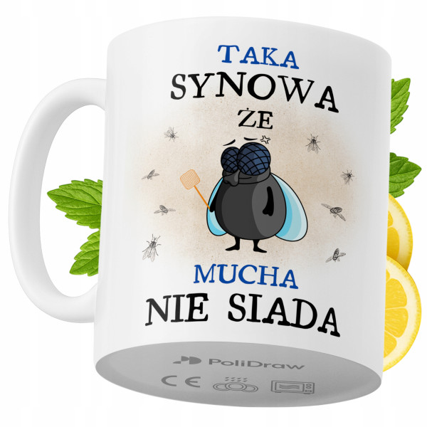 Kubek Dla Synowej na Prezent z Nadrukiem ze Zdjęciem 330 ml PoliDraw 967508