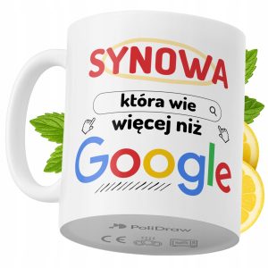 Kubek Dla Synowej na Prezent z Nadrukiem ze Zdjęciem 330 ml PoliDraw 968766