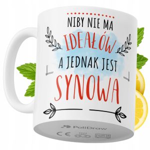 Kubek Dla Synowej na Prezent z Nadrukiem ze Zdjęciem 330 ml PoliDraw 968816 Kubek Dla Synowej na Prezent z Nadrukiem ze Zdjęciem 330 ml PoliDraw 968816