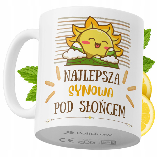 Kubek Dla Synowej na Prezent z Nadrukiem ze Zdjęciem 330 ml PoliDraw 969342