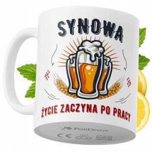 Kubek Dla Synowej na Prezent z Nadrukiem ze Zdjęciem 330 ml PoliDraw 969366 Kubek Dla Synowej na Prezent z Nadrukiem ze Zdjęciem 330 ml PoliDraw 969366
