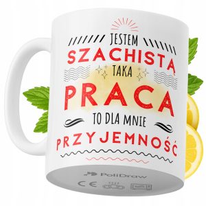 Kubek Dla Szachisty na Prezent z Nadrukiem ze Zdjęciem 330 ml PoliDraw 969462