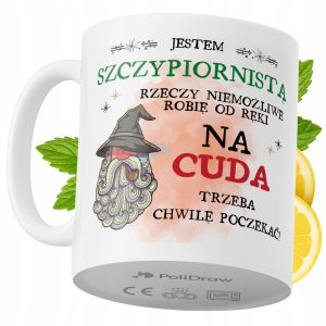 Kubek Dla Szczypiornisty na Prezent z Nadrukiem ze Zdjęciem 330 ml PoliDraw 969099