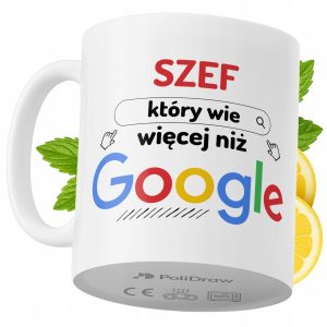 Kubek Dla Szefa na Prezent z Nadrukiem ze Zdjęciem 330 ml PoliDraw 968201