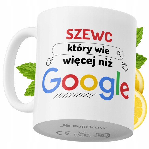 Kubek Dla Szewca na Prezent z Nadrukiem ze Zdjęciem 330 ml PoliDraw 967539