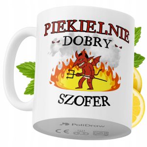 Kubek Dla Szofera na Prezent z Nadrukiem ze Zdjęciem 330 ml PoliDraw 969002 Kubek Dla Szofera na Prezent z Nadrukiem ze Zdjęciem 330 ml PoliDraw 969002