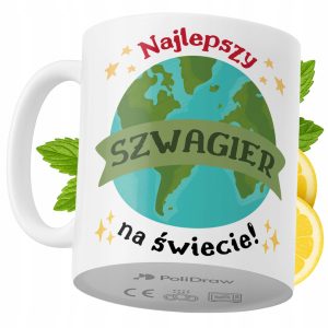 Kubek Dla Szwagra na Prezent z Nadrukiem ze Zdjęciem 330 ml PoliDraw 968321