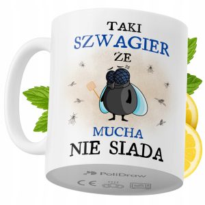 Kubek Dla Szwagra na Prezent z Nadrukiem ze Zdjęciem 330 ml PoliDraw 968680