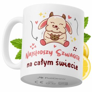 Kubek Dla Szwagra na Prezent z Nadrukiem ze Zdjęciem 330 ml PoliDraw 969151 Kubek Dla Szwagra na Prezent z Nadrukiem ze Zdjęciem 330 ml PoliDraw 969151