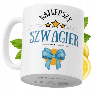 Kubek Dla Szwagra na Prezent z Nadrukiem ze Zdjęciem 330 ml PoliDraw 969214 Kubek Dla Szwagra na Prezent z Nadrukiem ze Zdjęciem 330 ml PoliDraw 969214
