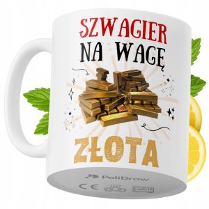 Kubek Dla Szwagra na Prezent z Nadrukiem ze Zdjęciem 330 ml PoliDraw 967983