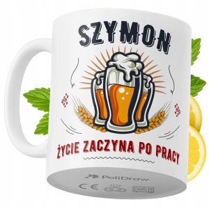 Kubek Dla Szymona na Prezent z Nadrukiem ze Zdjęciem 330 ml PoliDraw 969225 Kubek Dla Szymona na Prezent z Nadrukiem ze Zdjęciem 330 ml PoliDraw 969225