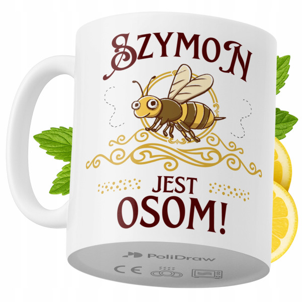 Kubek Dla Szymona na Prezent z Nadrukiem ze Zdjęciem 330 ml PoliDraw 967813