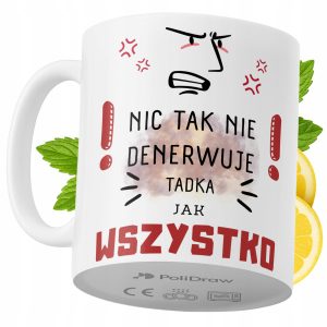 Kubek Dla Tadka na Prezent z Nadrukiem ze Zdjęciem 330 ml PoliDraw 969125 Kubek Dla Tadka na Prezent z Nadrukiem ze Zdjęciem 330 ml PoliDraw 969125