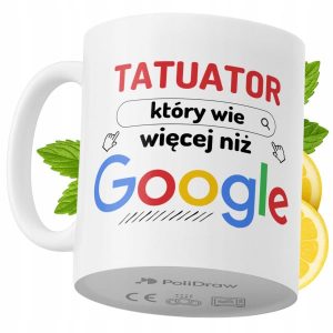 Kubek Dla Tatuatora na Prezent z Nadrukiem ze Zdjęciem 330 ml PoliDraw 969112