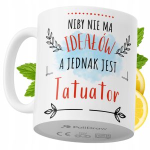 Kubek Dla Tatuatora na Prezent z Nadrukiem ze Zdjęciem 330 ml PoliDraw 968592