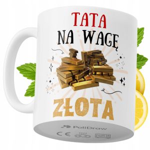 Kubek Dla Taty na Prezent z Nadrukiem ze Zdjęciem 330 ml PoliDraw 968519
