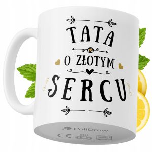 Kubek Dla Taty na Prezent z Nadrukiem ze Zdjęciem 330 ml PoliDraw 967468