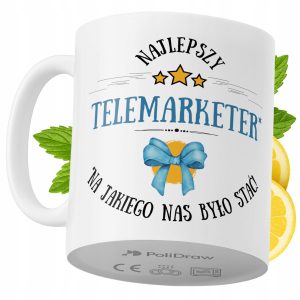 Kubek Dla Telemarketera na Prezent z Nadrukiem ze Zdjęciem 330 ml PoliDraw 967790 Kubek Dla Telemarketera na Prezent z Nadrukiem ze Zdjęciem 330 ml PoliDraw 967790