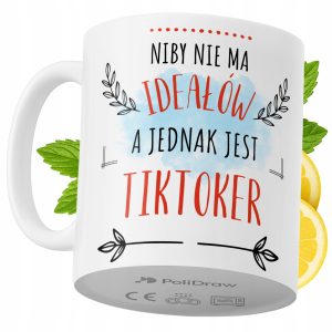 Kubek Dla Tiktokera na Prezent z Nadrukiem ze Zdjęciem 330 ml PoliDraw 968367 Kubek Dla Tiktokera na Prezent z Nadrukiem ze Zdjęciem 330 ml PoliDraw 968367