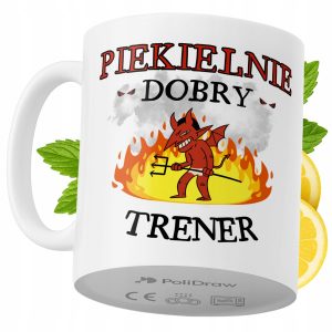 Kubek Dla Trenera na Prezent z Nadrukiem ze Zdjęciem 330 ml PoliDraw 969016 Kubek Dla Trenera na Prezent z Nadrukiem ze Zdjęciem 330 ml PoliDraw 969016