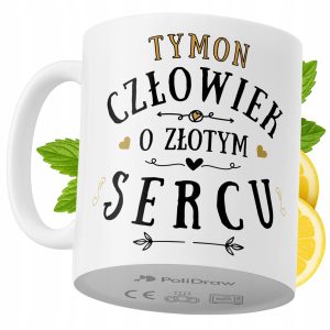 Kubek Dla Tymona na Prezent z Nadrukiem ze Zdjęciem 330 ml PoliDraw 968859