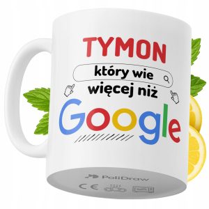 Kubek Dla Tymona na Prezent z Nadrukiem ze Zdjęciem 330 ml PoliDraw 968433 Kubek Dla Tymona na Prezent z Nadrukiem ze Zdjęciem 330 ml PoliDraw 968433
