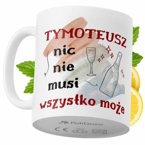 Kubek Dla Tymoteusza na Prezent z Nadrukiem ze Zdjęciem 330 ml PoliDraw 968431