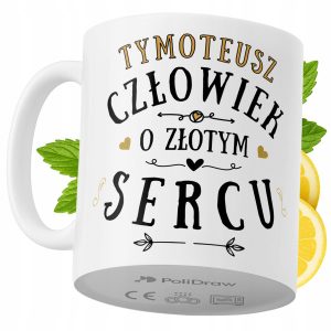 Kubek Dla Tymoteusza na Prezent z Nadrukiem ze Zdjęciem 330 ml PoliDraw 969022